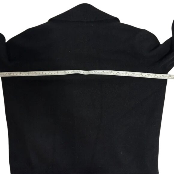 Charter Club black cashmere open front cardigan sweater size L - Picture 5 of 6